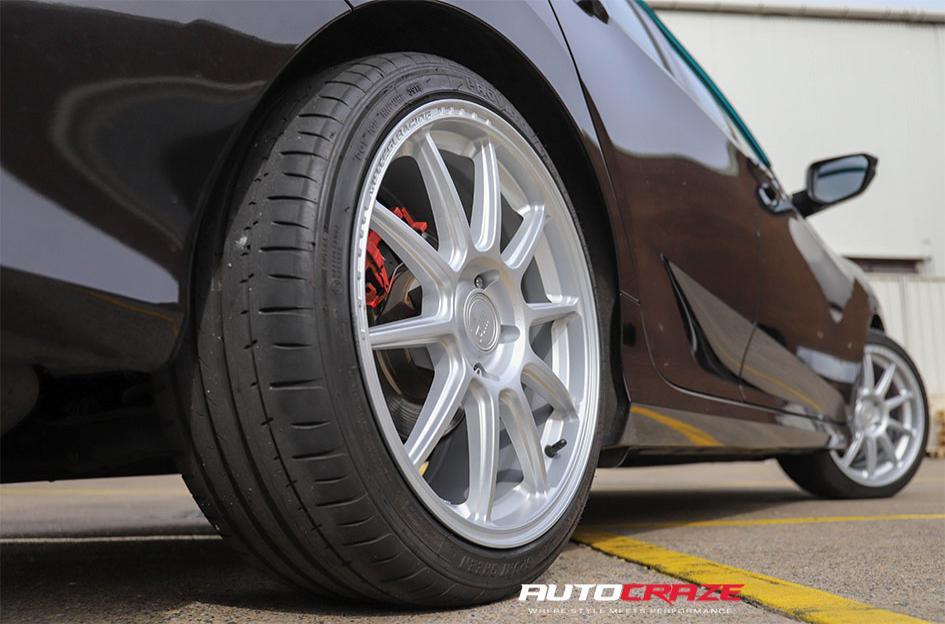 HONDA CIVIC 5 STUD MR140 HYPER SILVER
